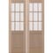 Doornmore G5009, 66.5" x 98" ( 2x32" Door) Left Hand, Mahogany SDL 9 Lite, 1/2 Lite Exterior Door G5009-SW-3296_2_LI - alternate 1