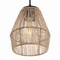 Jonathan Y Ibiza Island 30" 3-Light Woven Rope/Metal Bohemian Coastal LED Linear Pendant, Oil Rubbed Bronze/Natu JYL1124A - alternate 8