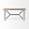 Homeroots 60" Brown and Black Writing Desk 380230 - alternate 1