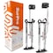 Surpro Stilts, Aluminum Drywall Stilts, 26 in to 40 in Adjustable Height, Large Footplates S1-A-2640 - alternate 1