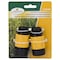 Landscapers Select Hose Connector Set, Male Thread and Female Thread, Plastic, Yellow and Black GC520+GC540+GC522 - alternate 3