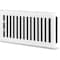 Sierra Grates 2 in. H X 14 in. W Powder Coat Steel, White Floor Register CTP214-WHT - alternate 3