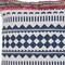 Homeroots Set of Two Blue Geometric Cotton Throw Pillow, 2PK 554582 - alternate 3