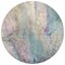 Homeroots 8' Round Beige Blue and Gray Round Abstract Washable Non Skid Indoor Outdoor Area Rug 559564 - alternate 4