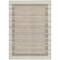 Homeroots 5' X 8' Ivory And Beige Striped Washable Indoor Outdoor Area Rug 610475 - alternate 6