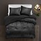 Homeroots Black Queen Polyester 180 Thread Count Washable Down Comforter Set 528953 - alternate 4