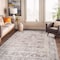 World Rug Gallery Beige Classic Washable Rug - Flat Pile, Non-Slip, Versatile for Any Room 5 ft x 7 ft WR172BEIGE5X7 - alternate 1