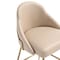Manhattan Comfort Gracie Counter Stool  in Tan and Gold - Set of 3 3-CS019-GTN - alternate 5