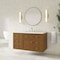 James Martin Vanities Laurent 48" Single Vanity, Honey Oak w/ 3 CM White Zeus Silestone Top 545-V48-HNO-3WZ - alternate 5