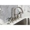 Kingston Brass Bridge Kitchen Faucet with Brass Sprayer, Brushed Nickel KS8268DKLBS - alternate 2