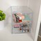 Martha Stewart Brody Set of 2 Plastic Stackable Office Desktop Organizer Boxes, Single Drawer & 2 Drawers, 6x7.5in BE-PB3315-2-CLR-MS - alternate 6
