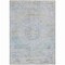 Homeroots 9' X 12' Beige And Blue Medallion Washable Indoor Outdoor Area Rug 615732 - alternate 6