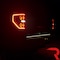 Recon Truck Accessories 49IN TAILGATE BAR W/ AMBER SCANNING LED TURN SIGNALS & RED L.E.D. BRAKE 26415X - alternate 5
