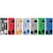 5S Supplies 5S Housekeeping Shadow Board Broom Station Version 5 - Gray Board / Orange Shadows  With Broom HSB-V5-GRAY/ORANGE-KIT - alternate 3
