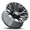 Ultra WHEELS 20 Inch Diameter x 10 Inch Width; 8 x 165.1 Millimeter/ 8 x 6.50 Inch Bolt Pattern 123-2181BK25 - alternate 2