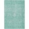 Homeroots 8' X 10' Aqua And Ivory Damask Washable Indoor Outdoor Area Rug 603356 - alternate 6