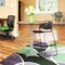 Regency Round Cain Small X-Base Cafe Table, 30 in W, 30 in L, Noble Oak TCB30RNDNOGY - alternate 3