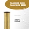 Everflow Flanged Sink Tailpiece for Tubular Drain Applications, 20GA Brass 1-1/2"x6" 2236-20 - alternate 5