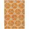 Homeroots 8' X 10' Orange And Blue Geometric Washable Indoor Outdoor Area Rug 613515 - alternate 4