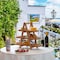 Vintiquewise 3-Tier Wooden Tray Farmhouse Inspired Cupcake Stand Dessert Platter Pastry Holder Appetizer QI004774 - alternate 5
