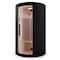 Saunaspa Round Infrared Sauna, Canadian Hemlock Wood, Red Light Heater, Glass Door MNSC0025-0SBK - alternate 5