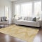Homeroots 3' X 5' Gold And Ivory Geometric Washable Indoor Outdoor Area Rug 598568 - alternate 7
