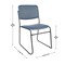 Flash Furniture HERCULES 500 lb. Capacity High Density Navy Vinyl Stacking Chair with Sled Base, 5PK 5-XU-8700-NVY-B-VYL-30-GG - alternate 6