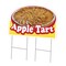 Signmission Apple Tart Die Cut Yard Sign & Stake outdoor plastic coroplast window, C-DC-2436-DS-Apple Tart19 C-DC-2436-DS-Apple Tart19 - alternate 1