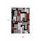 Homeroots 9' X 12' Gray Ivory And Red Geometric Washable Indoor Outdoor Area Rug 613215 - alternate 6
