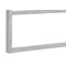 Homeroots 49" White and Gray Computer Desk 489983 - alternate 7