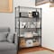 Factory 2U Wire Shelving Unit, 14inD x 24inW x 63inH, 5 Shelves, Medium Duty 250 lbs Per Shelf, Black 803969 - alternate 5
