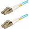 Add-On Addon 3M Lc (Male) To Lc (Male) Aqua Om4 Duplex Plenum-Rated Fiber ADD-LC-LC-3M5OM4P - alternate 2