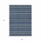 Homeroots 10' X 14' Navy Blue And Mint Green Striped Washable Indoor Outdoor Area Rug 610551 - alternate 6