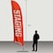 Command Gobag Staging Compact GoBag Kit, Orange, Including  Staging 17' Flag Banner with Suction Base & Vest 803832 - alternate 3