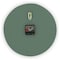Leisuremod Manchester Modern Classy Design Round Silent Non-Ticking Wall Clock, Ocean Green MCLR11OG - alternate 2