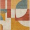 Homeroots 5' X 8' Coral Gold And Ivory Geometric Washable Indoor Outdoor Area Rug 617903 - alternate 2