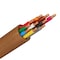 Syston Cable Technology 18/10 Thermostat Doorbell HVAC Cable Wire 100 FT, 18 AWG 10 Conductors Solid Copper CL3R/CMR/FT4 7547-100BN - alternate 1