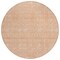 Homeroots 8' Peach And Ivory Round Floral Washable Indoor Outdoor Area Rug 582364 - alternate 4