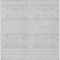 Homeroots 9' X 12' Silver And Ivory Southwestern Washable Indoor Outdoor Area Rug 593724 - alternate 4