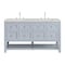 James Martin Vanities Breckenridge 60 in. Double Vanity, Serenity Blue, w/ 3 CM Eternal Jasmine Pearl Quartz Top 330-V60D-SRB-3EJP - alternate 1