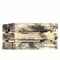 Homeroots 9" Organic Black and Natural Distressed Wood Stacking Milk Crate 471942 - alternate 2