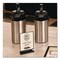 Deflecto Tabletop Sign and Menu Holder, 5 x 7 Insert, Clear with Black Frame 4429 - alternate 4
