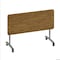 Correll Rectangle Premium Sit To Stand HPL Flip Top Table, 72 in W, 28 in to 38 in H, Particleboard Top FTS3072-06-14-06 - alternate 5