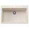 Blanco Liven SILGRANIT 33in Super Single Dual Mount Kitchen Sink - Soft White 443201 - alternate 1