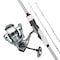 Vevor Rod and Fishing Reel Combo with 7 ft Two-Piece Rods 7+1 Ball Bearings V1-702S-MHF - alternate 1