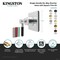 Kingston Brass Single-Handle Six-Way Diverter Valve with Square Trim Kit, Brushed Nickel KS4048DKL - alternate 2