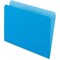 Pendaflex FOLDER, LTR, STRT, SGL, 11PT, BE, 100PK 152BLU - alternate 2