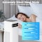 Edendirect 640 sq.ft. HEPA13 Air Purifier White with 4-Speed, Auto & Sleep Modes, Wi-Fi Control, 12H Timer ZR-AP301AW-White - alternate 3