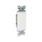 Pass & Seymour radiant Paddle Switch, 15 A, 120/277 VAC, Push Wire, Side Wire Terminal, White TM870WCC10 - alternate 2