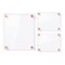 Azar Displays Gallery Wall Set: (2) 8x10 and (1) 16x20 Sign Holders with 1 in ROSE GOLD Caps and Standoffs 105720-ROSE - alternate 1